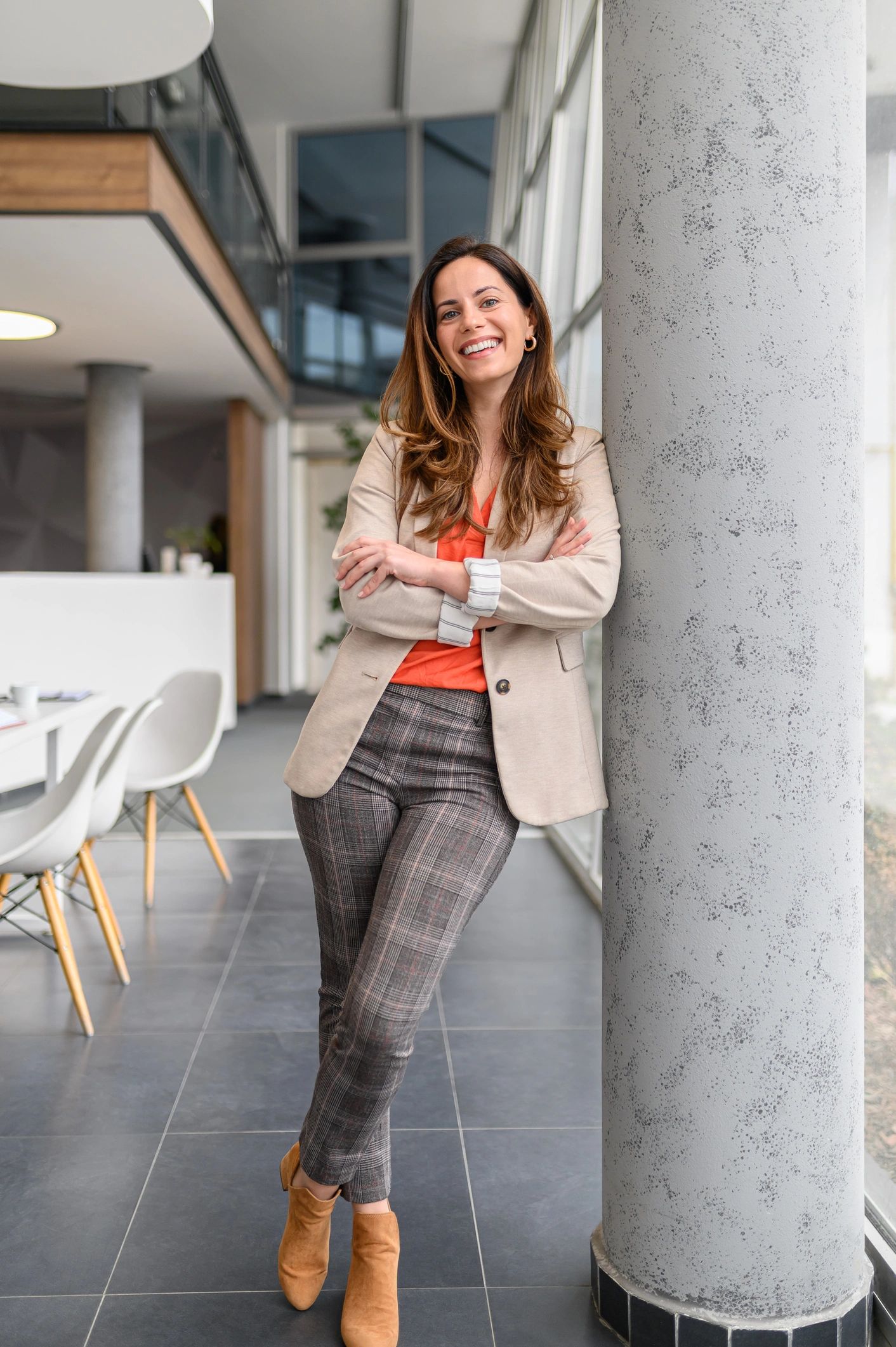 Female manager portrait in office