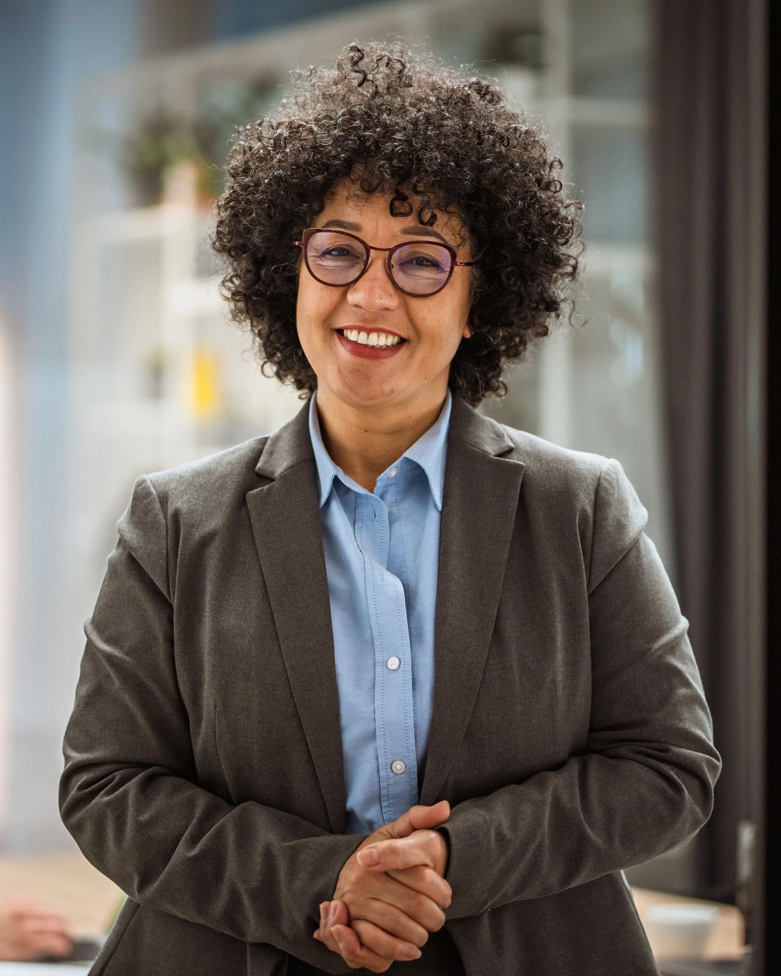 Business consultant leader portrait in office