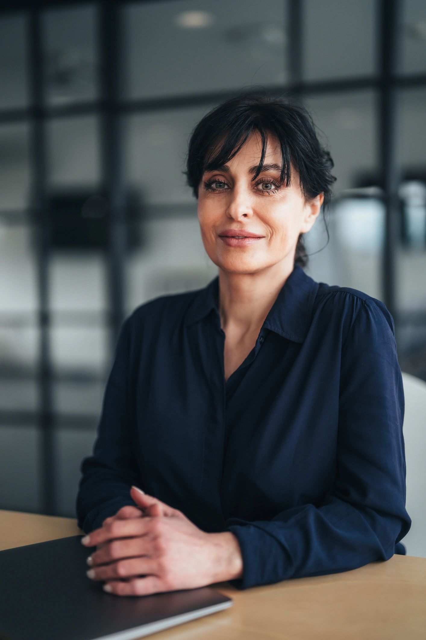 Professional consultant portrait in office